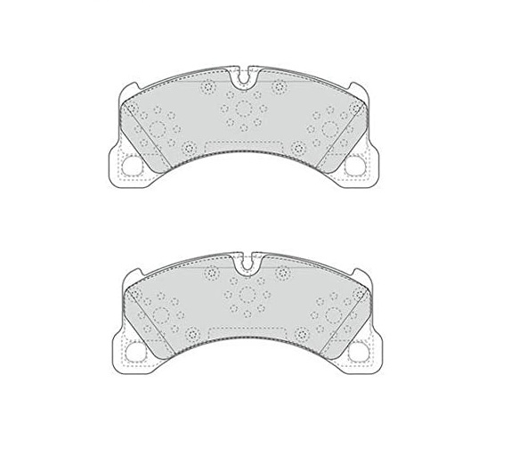 Pastillas de Freno Delanteras Porsche Cayenne II Macan Jurid