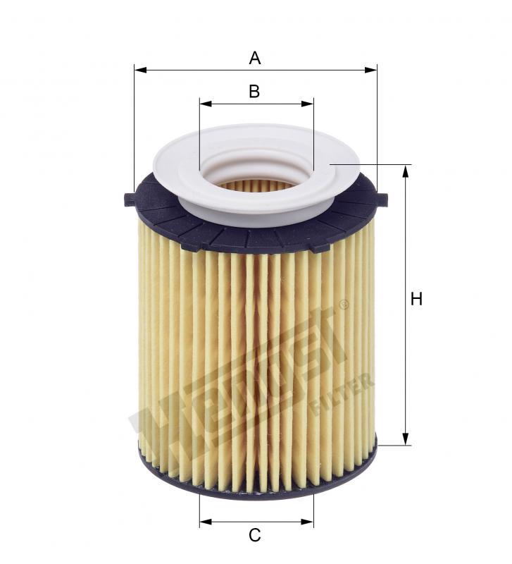 Filtro de Aceite Mercedes Benz W176 GLA CLA W205 Hengst