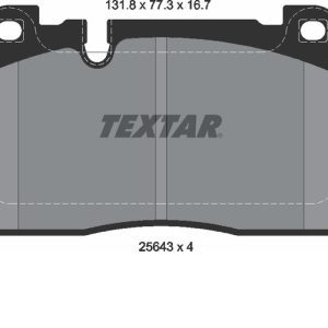 Pastillas de Freno Delanteras Audi Q5 (8R) Textar